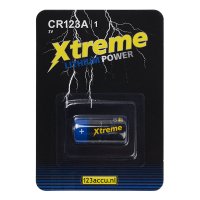 123accu Xtreme Power CR123A batterij (1 stuk, 1600 mAh)  ADR00066