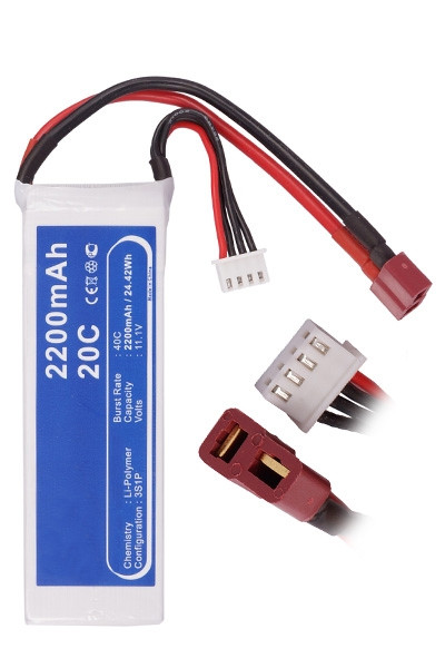 123accu huismerk LT939RT accu (2200 mAh)  ANB00414 - 1