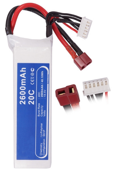 123accu huismerk LT962RT accu (2600 mAh)  ANB00455 - 1