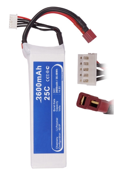 123accu huismerk LT966RT accu (2600 mAh)  ANB00408 - 1