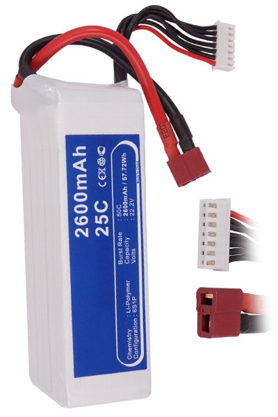 123accu huismerk LT968RT accu (2600 mAh)  ANB00489 - 1