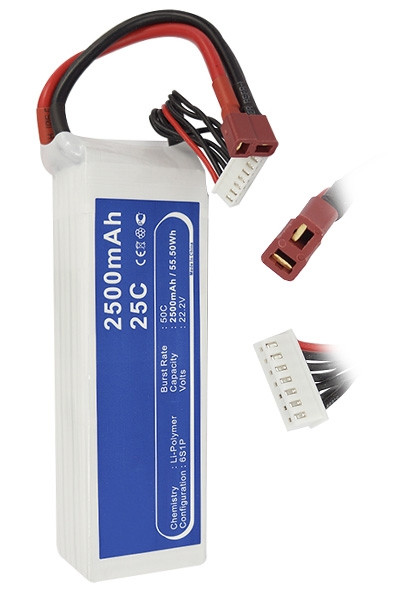 123accu huismerk LT975RT accu (2500 mAh)  ANB00488 - 1