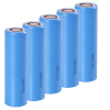 21700 / INR21700 Li-ion batterij (5 stuks, 3.6 V, 10A, 4900 mAh, 123accu huismerk)