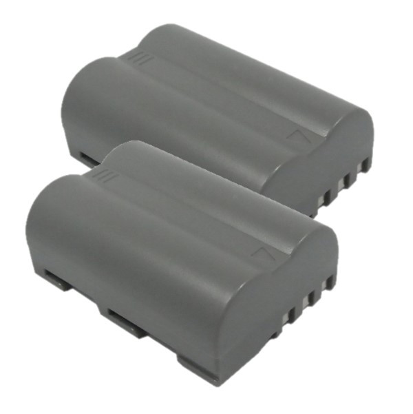 2 stuks: Nikon EN-EL3 / EN-EL3e accu's (7.4 V, 1500 mAh, 123accu huismerk)  ANI00309 - 1