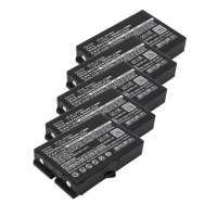 5 stuks: Ikusi BT06 / 2303691 accu's (7.2 V, 600 mAh, Ni-Mh, 123accu huismerk)  AIK00011