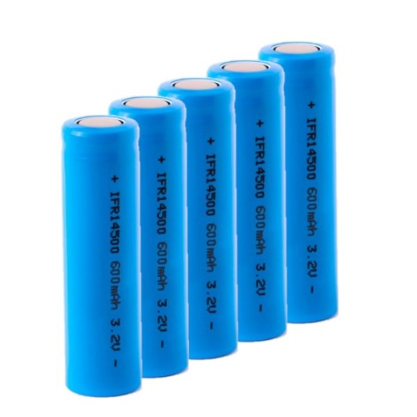 5 x 123accu IFR14500 batterij (3.2 V, 600 mAh, LiFePO4)  ADR00103 - 1