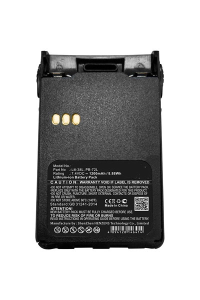 ADI LB-38L / PB-72L accu (1200 mAh, 123accu huismerk)  AAD00060 - 1