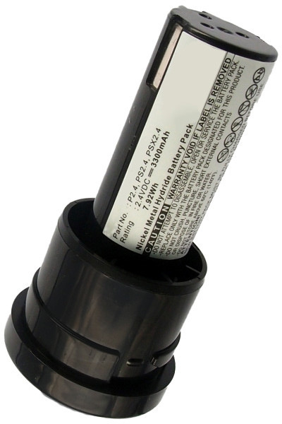 AEG P2.4 / PS2.4 / PSX2.4 accu (2.4 V, 3300 mAh, Ni-MH, 123accu huismerk)  AAE00026 - 1