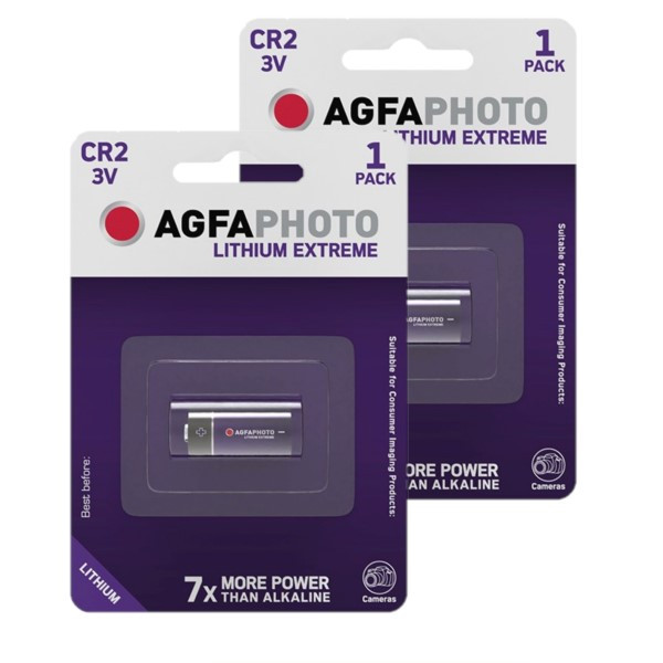 Agfaphoto CR2 Lithium Batterij (2 stuks)  AAG00093 - 1