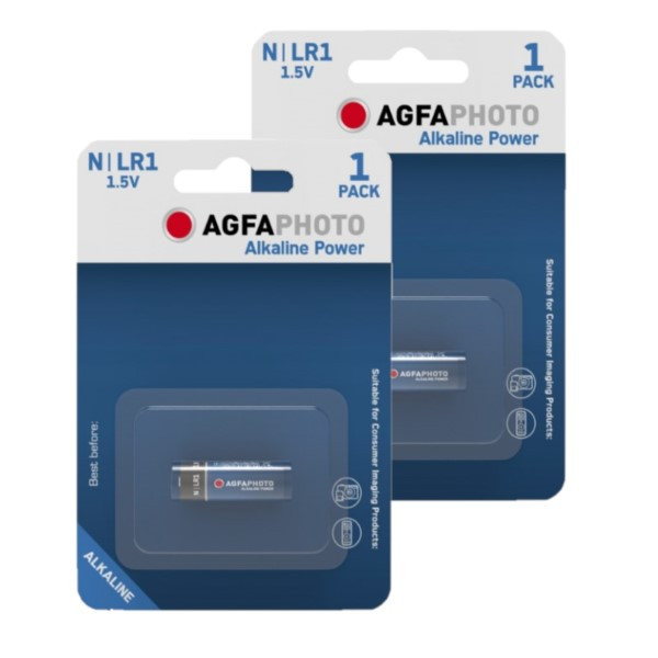 Agfaphoto N / LR1 / Lady / MN9100 Alkaline Batterij 2 stuks  AAG00076 - 1