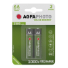 Agfaphoto Oplaadbare AA / HR6 Ni-Mh Batterijen (2 stuks, 2300 mAh)