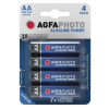 Agfaphoto Power AA / MN1500 / LR06 Alkaline Batterij (4 stuks)