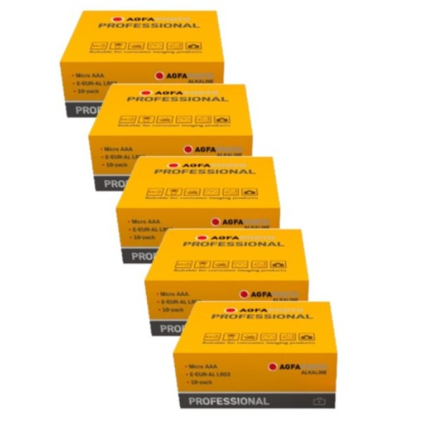 Agfaphoto Professional AAA / LR03 / MN2400 Alkaline Batterij (50 stuks)  AAG00052 - 1