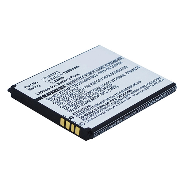 Alcatel TLi022A2 accu (3.8 V, 1900 mAh, 123accu huismerk)  AAL00095 - 1