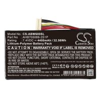 Anbernic AHB705088-2S1P accu (7,4 V, Li-pl, 4400mAh, 123accu huismerk)  AAN00183