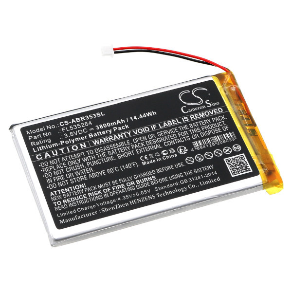 Anbernic FL535284 accu (3,8 V, Li-pl, 3800mAh, 123accu huismerk)  AAN00181 - 1