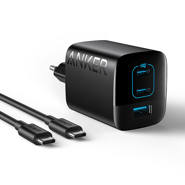 Anker 336 Fast Charger 67W (2x USB-C PD3.0, 1x USB QC3.0)  AAN00174 - 2
