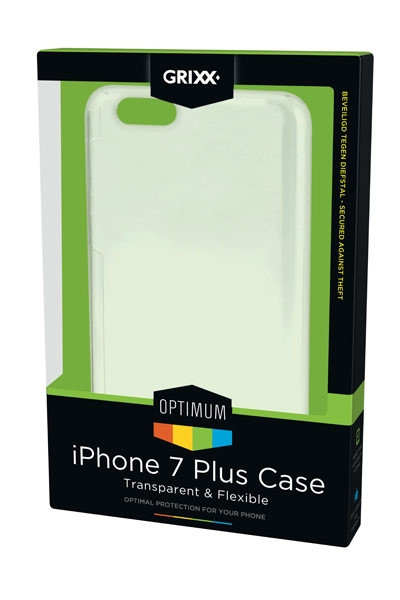 Apple Grixx Optimum iPhone 7 Plus transparante flexibele case  AAP00307 - 1