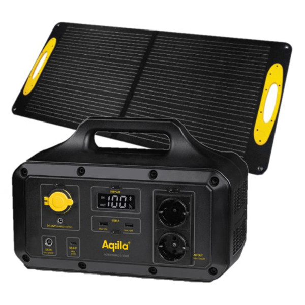 Aqiila Powerbird S1000 Power Station + Sunbird P100 Solar Panel  AAQ00023 - 1