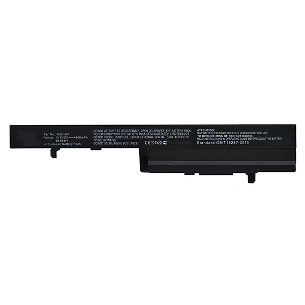 Asus A32-U47 / A41-U47 / A42-U47 accu (10.8 V, 4600 mAh, 123accu huismerk)  AAS00403 - 1