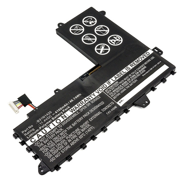 Asus B31N1425 / 0B200-01400100 accu (11.4 V, 4200 mAh, 123accu huismerk)  AAS00554 - 1