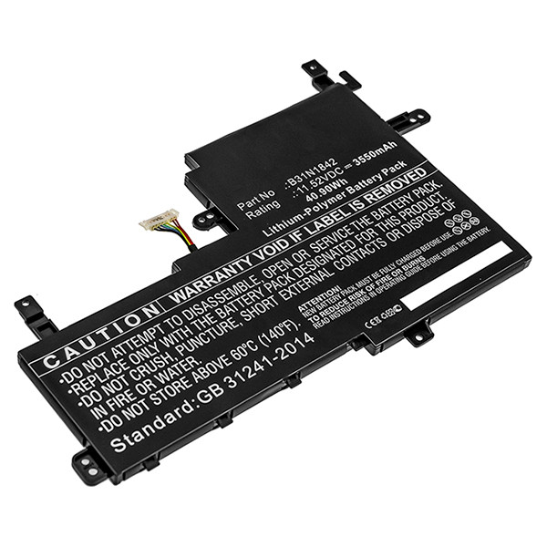 Asus B31N1842 / 0B200-03440000 accu (11.52 V, 3550 mAh, 123accu huismerk)  AAS00794 - 1