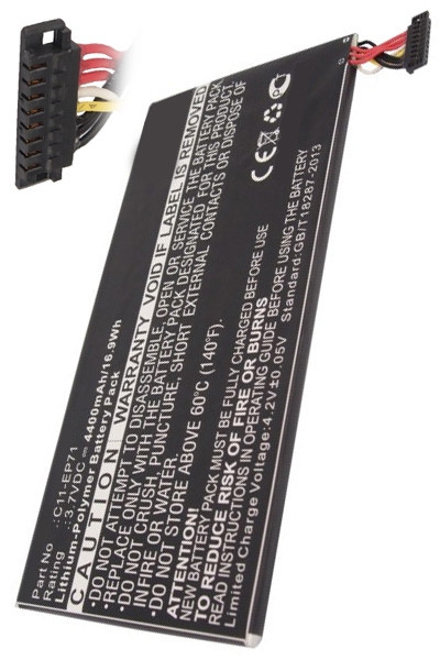 Asus C11-EP71 accu (4400 mAh, 123accu huismerk)  AAS00039 - 1