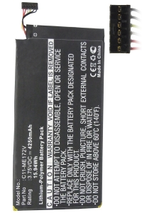 Asus C11-ME172V accu (4250 mAh, 123accu huismerk)  AAS00254