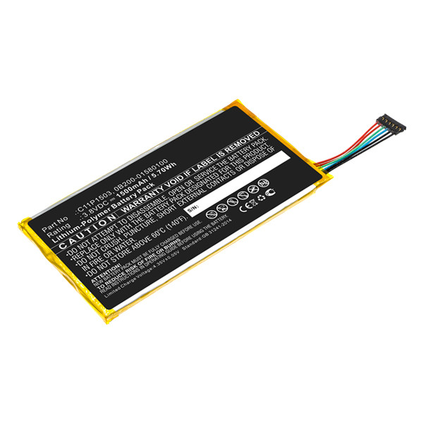 Asus C11P1503 / 0B200-01580100 accu (3.8 V, 1500 mAh, 123accu huismerk)  AAS00754 - 1