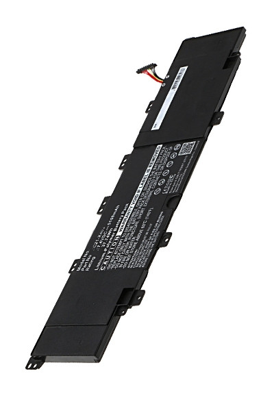 Asus C21-X402 accu (7.4 V, 5100 mAh, 123accu huismerk)  AAS00468 - 1