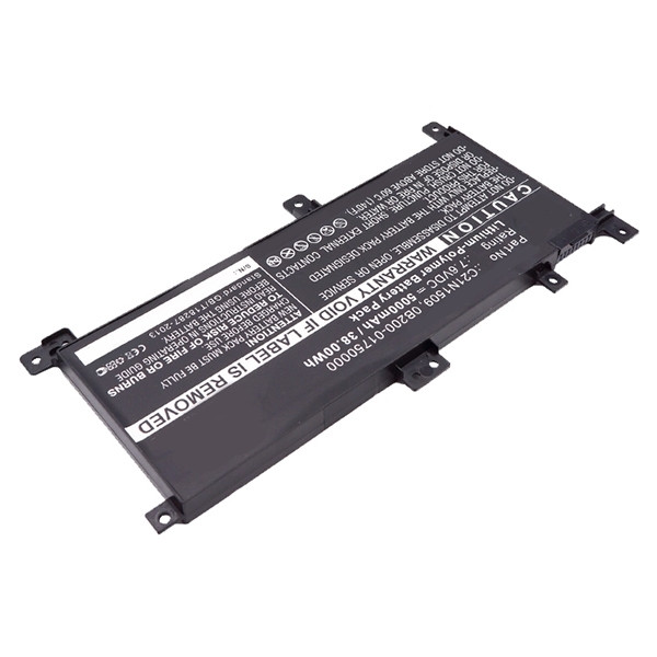 Asus C21N1509 / 0B200-01750000 accu (7.6 V, 5000 mAh, 123accu huismerk)  AAS00492 - 1