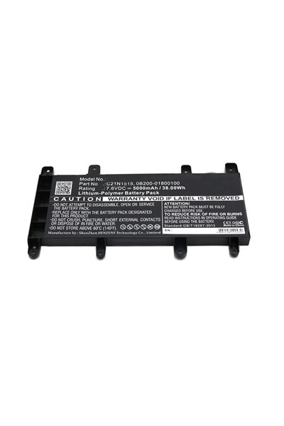 Asus C21N1515 / 0B200-01800100 accu (5000 mAh, 123accu huismerk)  AAS00493 - 1