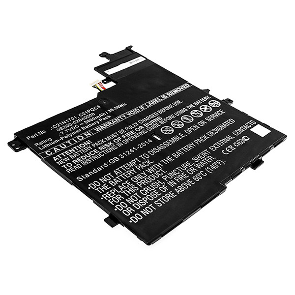 Asus C21PQC5 / C21N1701 accu (7.7 V, 5000 mAh, 123accu huismerk)  AAS00716 - 1