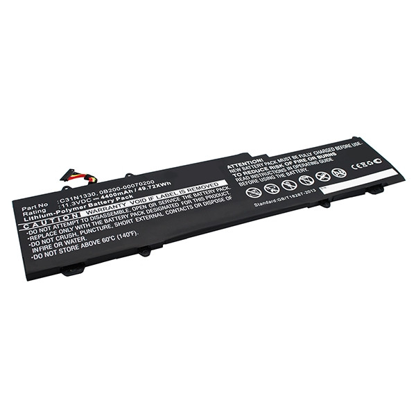 Asus C31N1330 / 0B200-00070200 accu (11.1 V, 4400 mAh, 123accu huismerk)  AAS00364 - 1