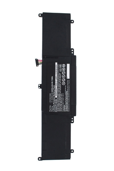 Asus C31N1339 accu (11.3 V, 4000 mAh, 123accu huismerk)  AAS00407 - 1