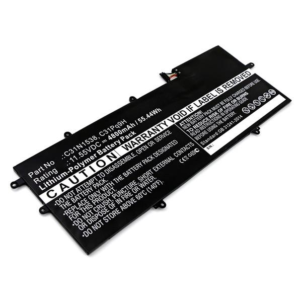 Asus C31N1538 / 0B200-02080000 accu (11.5 V, 4800 mAh, 123accu huismerk)  AAS00528 - 1