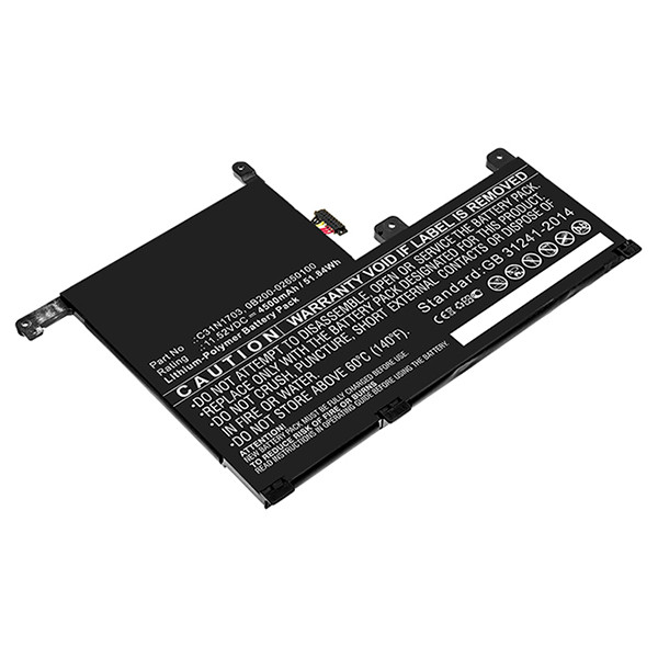 Asus C31N1703 / 0B200-02650100 accu (11.52 V, 4500 mAh, 123accu huismerk)  AAS00709 - 1