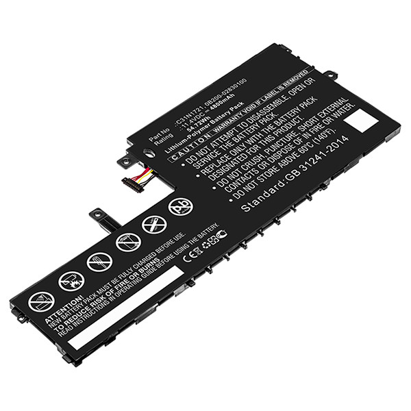 Asus C31N1721 / 0B200-02830100 accu (11.4 V, 4800 mAh, 123accu huismerk)  AAS00786 - 1