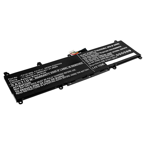 Asus C31PIJ1 / C31N1806 accu (11.55 V, 3600 mAh, 123accu huismerk)  AAS00717 - 1