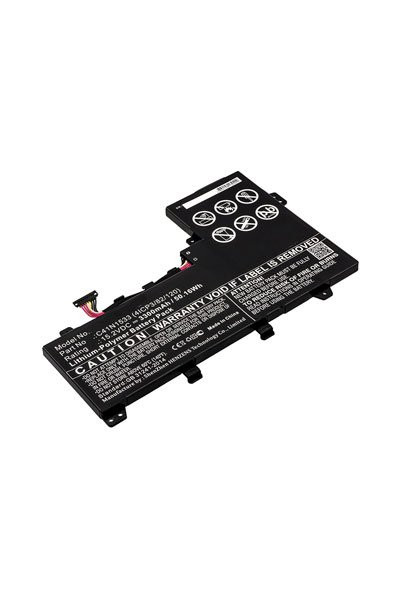 Asus C41N1533 / 0B200-02010200 accu (15.2 V, 3300 mAh, 123accu huismerk)  AAS00615 - 1