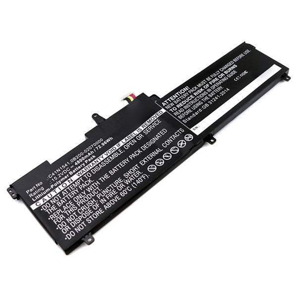 Asus C41N1541 / 0B200-02070000 accu (15.2 V, 4800 mAh, 123accu huismerk)  AAS00523 - 1