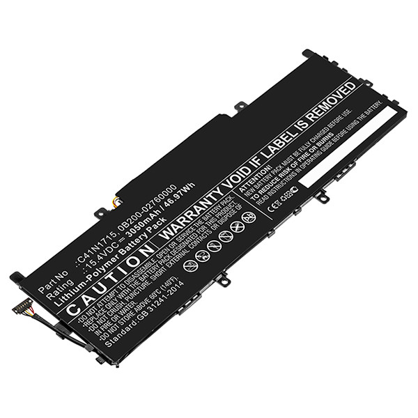 Asus C41N1715 / 0B200-02760000 accu (15.4 V, 3050 mAh, 123accu huismerk)  AAS00782 - 1