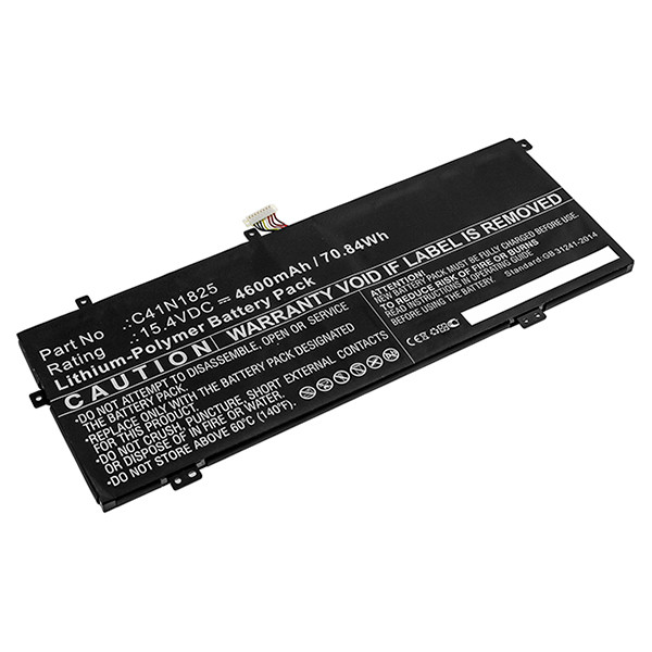 Asus C41N1825 / 0B200-03250000 accu (15.4 V, 4600 mAh, 123accu huismerk)  AAS00779 - 1