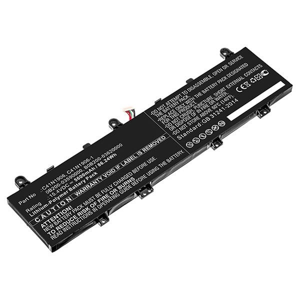 Asus C41N1906 accu (15.4 V, 5600 mAh, 123accu huismerk)  AAS00766 - 1