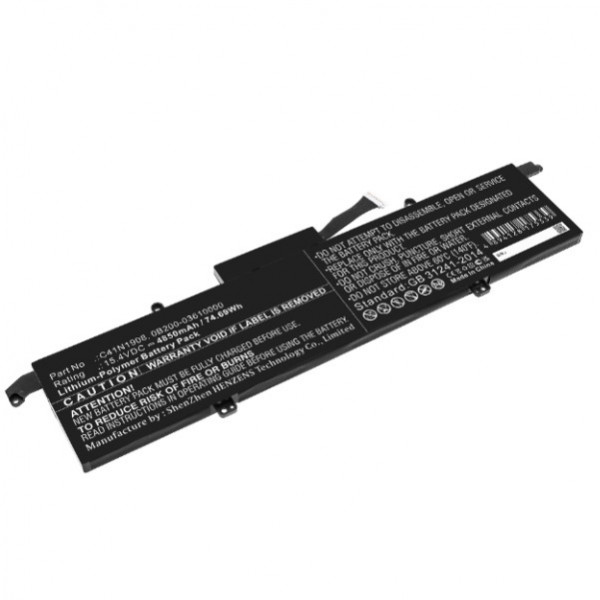 Asus C41N1908 / 0B200-03610000 accu (15.4 V, 4850 mAh, 123accu huismerk)  AAS00844 - 1