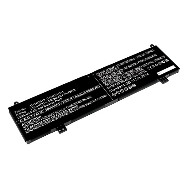 Asus C41N2013 / C41N2013-1 accu (15.4 V, 5500 mAh, 123accu huismerk)  AAS00845 - 1