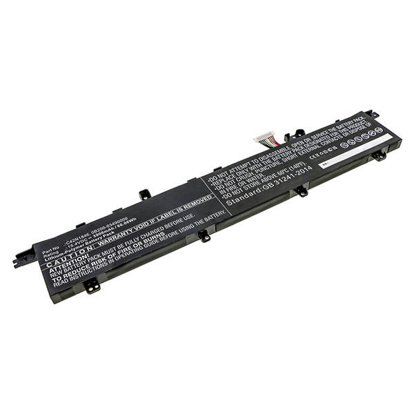 Asus C42N1846 / 0B200-03490000 accu (15.4 V, 4500 mAh, 123accu huismerk)  AAS00803 - 1