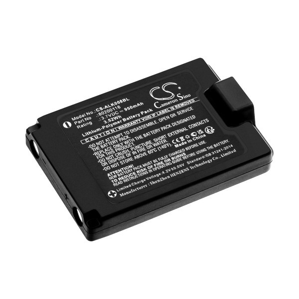 Autec LPM00 / 80200116 / TA1370-00 accu (950 mAh, 123accu huismerk)  AAU00211 - 1