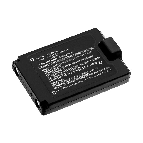 Autec LPM00 / 80200116 / TA1370-00 accu (950 mAh, 123accu huismerk)  AAU00211 - 1