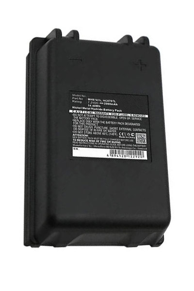 Autec MH0707L / R0BATT00E07A0 accu (7.2 V, 2.0 Ah, Ni-Mh, 123accu huismerk)  AAU00162 - 1